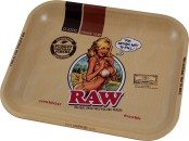 Raw Rolling Tray Girl - Medium 33cm x 27.5cm